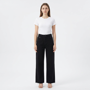 Nuovi <span class=keywords><strong>Pantaloni</strong></span> Cargo da Donna a Vita Alta 2026, Gamba Larga, Casual, in Cotone, Taglie Forti, Eleganti da Ufficio con <span class=keywords><strong>Tasche</strong></span> - Product Image 6