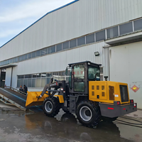 Jingcheng Terlaris JC1600 1 ton dengan Mesin Epa4/ Euro5, Bucket Depan Kapasitas 0.7m, 20km/jam, Mini Wheel Loader Kompak