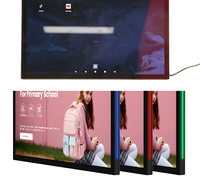 Tableta Sunworld YC-N156 de 15.6 Pulgadas con Marco Delgado, Montaje en Pared, POE, CE RK3566/RK3576, Sistema Operativo Android Linux con Luz LED para Restaurante