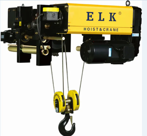 Norme européenne 5 tonnes Palan électrique à câble métallique Certificat CE Chariot électrique à rail unique en acier Métal État neuf et utilisé - Product Image 1