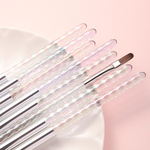 Lot de 10 stylos à ongles en acrylique en forme de diamant pour la construction de gels, la peinture et la manucure - Product Image 4