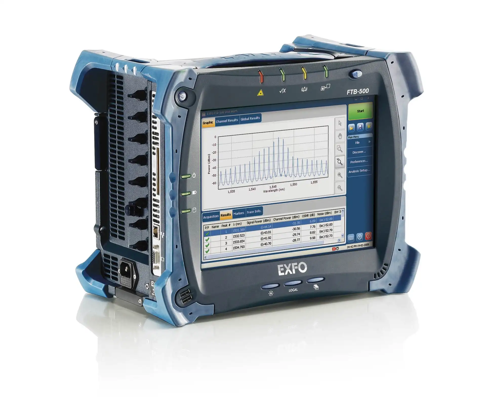 Original EXFO FTB-500 Platform with FTB-5700 single-ended dispersion analyzer