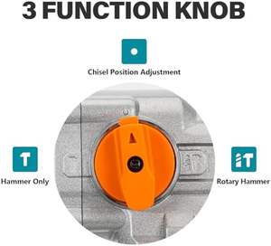 Berserker 1-9/<span class=keywords><strong>16</strong></span> "SDS-Max eléctrico DIY Industrial resistente martillo rotativo taladro Control de vibración embrague de seguridad portátil 13 Amp - Product Image 3