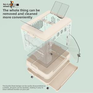 <span class=keywords><strong>Cage</strong></span> à oiseaux <span class=keywords><strong>Cage</strong></span> à perroquet Grand acrylique entièrement transparent Cages d'observation d'oiseaux en volière à usage domestique - Product Image 2