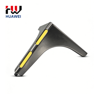 Pieds de canapé en métal de conception européenne robuste HUAWEI, pieds de meubles triangulaires, pieds de meuble pour canapé - Product Image 6