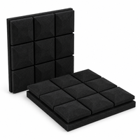 Panneaux muraux insonorisants en mousse acoustique polyuréthane haute résilience, 12 pouces, dalles absorbantes pour studio et salle de musique