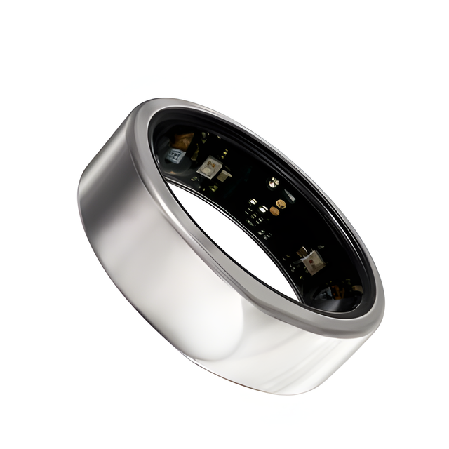 Hot Selling ODM OEM Steel Smart Ring IP68 for Men Women Couple IOS App Control Fitness Sleep Health Tracker Monitor Wireless