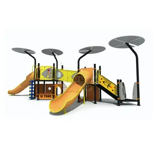 子供用屋外遊び場PEボード子供用屋外プレイセットスライド機器