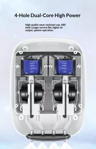 Bomba de Oxígeno para Pecera SOBO, de Plástico Resistente, Silenciosa, Pequeña, con Interruptor, en Caja - Product Image 5