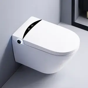 HANMEI 탱크리스 사이펀 플러싱 원피스 스마트 변기 교수형 벽걸이 형 지능형 화장실