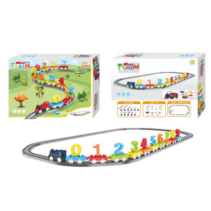 Jouet de train à numéros fonctionnant sur piles JY avec blocs numériques colorés pour les enfants, jeu éducatif précoce - Product Image 3