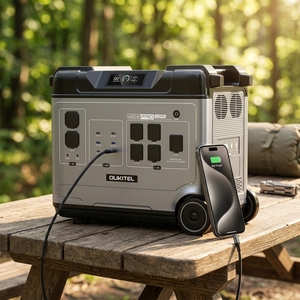 3600W Portable Solar Trolley Power Station 3 KWh High-Power <b>Mobile</b> Energy Storage Unit <b>Battery</b> P5000 PLUS High-Power 3600W Outpu - Product Image 2