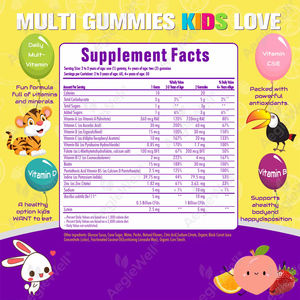 OLLI OEM ODM Marque Privée Gummies Vitaminés en Forme d'Ours pour Enfants Sans Sucre Complément de Vitamines pour Enfants Gummies Multivitaminés pour Enfants - Product Image 2
