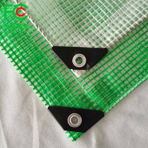 Bâches en plastique <span class=keywords><strong>pour</strong></span> l'horticulture, 130 g/m², stabilisées aux UV, vertes, transparentes, en HDPE, bâche en leno - Product Image 4