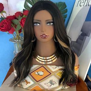 Peluca de color piel, modelo de cabeza de maniquí, <span class=keywords><strong>persona</strong></span> negra con hombros dobles - Product Image 4