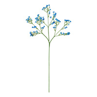Gypsophile artificielle réaliste pour décoration de mariage, bouquet de mariée, tige unique, gypsophile en caoutchouc PU doux au toucher, fleur artificielle