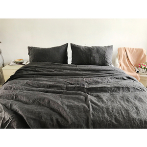 Impreso ropa de cama de algodón juego de <span class=keywords><strong>funda</strong></span> nórdica de la cama kosmos color café edredón Lino cubierta de casa - Product Image 6