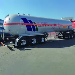Natural Gas Tank Lpg Gas Tanker Pressure Tank Trailer Semi Truck Trailers
