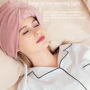 Masajeador de cabeza y cuero cabelludo para mejorar el sueño, acupuntura shiatsu, masajeador de cabeza de fácil operación con masajeador de compresión de aire - Product Image 2