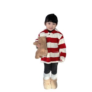 <span class=keywords><strong>Pull</strong></span> rayé <span class=keywords><strong>de</strong></span> style coréen pour enfants, cardigan en tricot à capuche, manteau pour garçons et filles, taille moyenne et petite, chapeau d'elfe, style <span class=keywords><strong>de</strong></span> Noël et <span class=keywords><strong>de</strong></span> printemps - Product Image 5