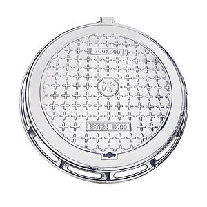 Couvercles de puits ronds en fonte ductile ZHENHAN C250 avec <span class=keywords><strong>peinture</strong></span> bitumineuse noire, norme EN124, prix bas, usine Hebei - Product Image 6