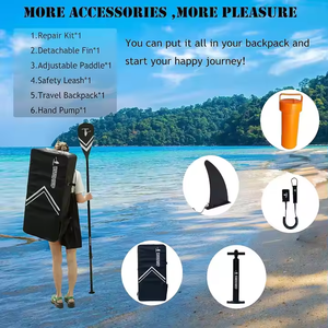 Planches de pagaie gonflables à bas prix planche à pagaie debout <span class=keywords><strong>rose</strong></span> avec sac à dos planche de pagaie antidérapante pour le sport - Product Image 6