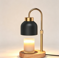 Lampe chauffe-bougie avec minuterie et variateur d'intensité, hauteur et luminosité réglables