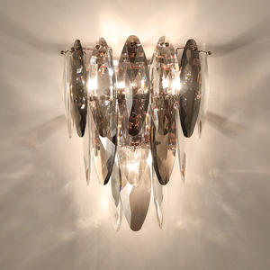 Applique murale design nordique chambre chevet allée couloir applique murale décorative en cristal pour chambre ou salon - Product Image 5