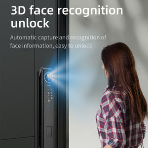 Cerradura Inteligente TUYA con Intercomunicador, Seguridad para Puerta, Videollamada en Tiempo Real, Reconocimiento Facial 3D, Huella Dactilar, Cámara Inteligente para Puerta de Madera y Acero - Product Image 4