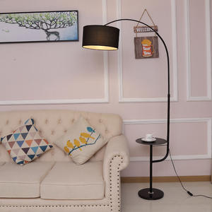 Lampadaire minimaliste lampes <span class=keywords><strong>sur</strong></span> <span class=keywords><strong>pied</strong></span> nordiques pour salon avec col de cygne lampe de lecture veilleuses avec petite table de chambre - Product Image 6