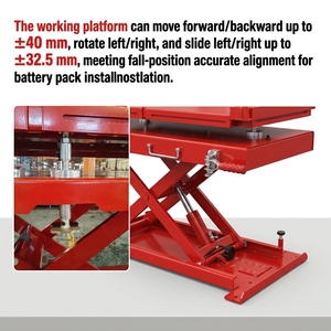 Plateforme de levage à <span class=keywords><strong>ciseaux</strong></span> <span class=keywords><strong>double</strong></span> pour batteries de véhicules électriques – Démontage de batteries de véhicules à énergie nouvelle – Plateforme de levage hydraulique à <span class=keywords><strong>ciseaux</strong></span> – GE1218E - Product Image 4