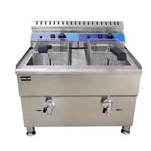 XEOLEO Commercial 36L Double Tank <strong>Fryer</strong> LPG Gas Chicken Chip Deep <strong>Fryer</strong> Stainless Steel Fries Deep <strong>Fryer</strong> <strong>Machine</strong> - Product Image 3