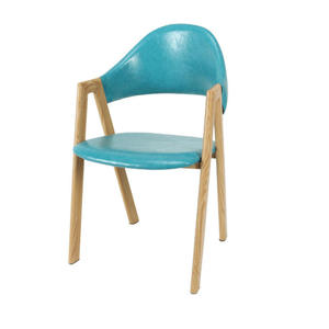 Muebles retro para comedor y sala de estar, sillas de comedor de estilo nórdico escandinavo, sillas tapizadas de madera. - Product Image 4