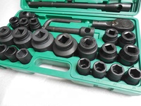 Jeu de douilles à cliquet 26 pièces 3/4, outils de réparation automobile, jeu de douilles à chocs, entretien de camions