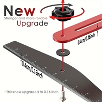 Règle d'escalier en alliage d'aluminium 6063, nouveau modèle, multifonctionnelle, pliable, pour la menuiserie et la rénovation, outil de mesure pour escaliers, Chine