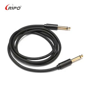 สายสัญญาณเสียงสเตอริโอ6.35มม. พร้อมตัวเรือนโลหะผสมสังกะสีและตัวเชื่อมต่อชุบทองสำหรับลำโพงเบสและกีตาร์ - Product Image 6