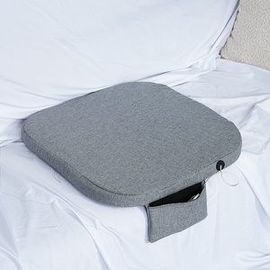 Customized Modern Outdoor Graphene <b>Heated</b> Seat Cushion Universal Portable Square Linen Chair Mat <b>Usb</b>-<b>heated</b> Seat Cushion - Product Image 1