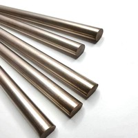 Varilla de Tungsteno y Cobre WCu75 de 16 mm, Sinterizada por Infiltración, Electrodo EDM ASTM B702, Barra Cruda, Sistema de Drenaje Duradero para Pasarelas de Hormigón