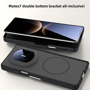 Funda para Teléfono Plegable MATEX7/MATEX6, <span class=keywords><strong>Doble</strong></span> Eje Central, Cubierta Completa con <span class=keywords><strong>Bisagra</strong></span> X5, Dos en Uno, Atracción Magnética, Acabado Mate Ondulado - Product Image 2