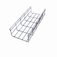 Plateau de câblage en treillis métallique galvanisé à chaud, panier ouvert à grille, hauteur et largeur personnalisables, vente en gros d'usine pour usage en bâtiment