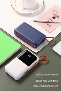 Alimentation d'usine pas cher Portable <span class=keywords><strong>45W</strong></span> <span class=keywords><strong>Powerbank</strong></span> 20000mAh câble intégré <span class=keywords><strong>PD</strong></span> charge rapide Power Bank pour ordinateur portable - Product Image 2