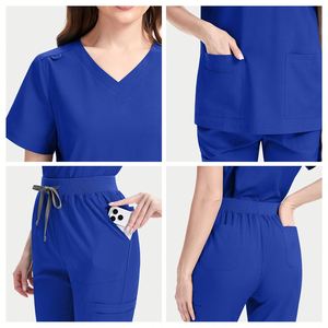 <b>Top</b> Selling Big Tall Scrubs Uniforms Sets Washable Medical Uniform Scrubs Nursing Medical Operating Scrub Hospital Uniforms Sets - Product Image 2