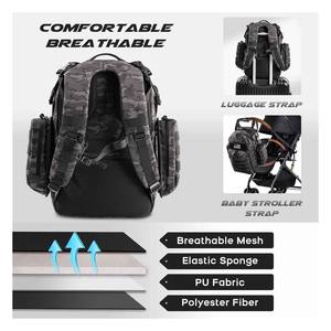 Venta al por mayor de encargo gran oferta de asalto Fitness senderismo bolsa multifunción impermeable <span class=keywords><strong>mochila</strong></span> táctica bolsa de gimnasio Camping <span class=keywords><strong>mochila</strong></span> de pañales - Product Image 4