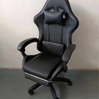 Chaise de jeu en gros pour gamer, chaise d'ordinateur pour la maison et le bureau avec repose-pieds