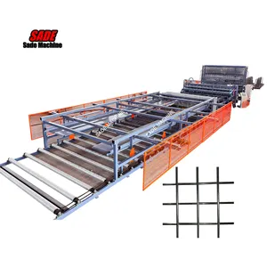 Lasmachine Te Koop Volautomatische Ijzeren China Draad Versterking Beton Wapening Mesh Nieuw Product 2020 Geleverd Plc 22 8000