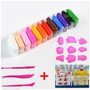 Set de Plastilina de Modelado de Secado al Aire de Múltiples Colores Personalizable, Plastilina de Secado al Aire Ligera para Manualidades, Juguetes de Regalo para Niños - Product Image 4