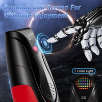 Realistische Vagina-Straffheit Taschenmuschi Stroker Erwachsenenspielzeug Sexmaschine Quetschbarer Männlicher Masturbator mit 9 Vibrationsmodi