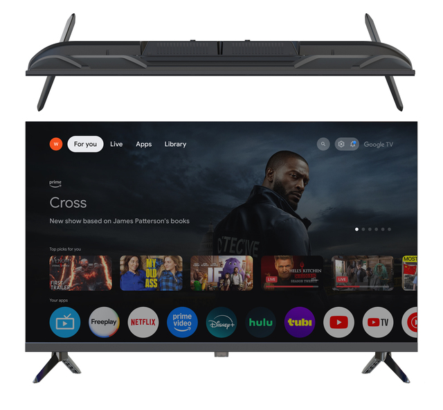 55 Mini-LED Smart TV with 4K 120Hz Dolby Vision Google TV Voice Assistant - Premium Home Cinema Solution RT2853