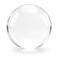 Boule en cristal K9 polie de haute qualité, 60 mm, vierge, gravure laser 3D, logo personnalisé, décoration d'intérieur