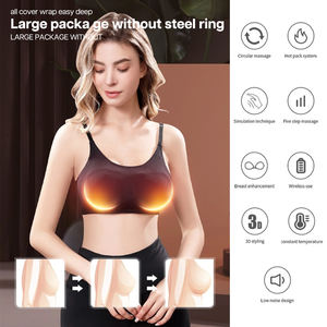 Elektrischer Brust verstärker Vibrierendes Massage gerät BH Beauty <span class=keywords><strong>Breast</strong></span> Enlarger Growth - Product Image 2